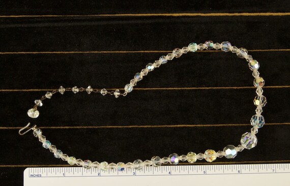 Vintage Graduated Crystal Choker - image 3