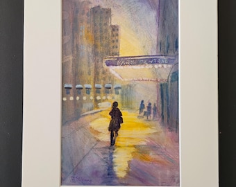 Headed for Park Central Mixed Media by Jane McElvany