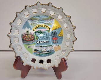 Niagara Falls Canada Souvenir Plate  22B