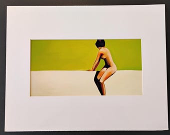 Sabrina Cabada Seated Nude Print NO.4