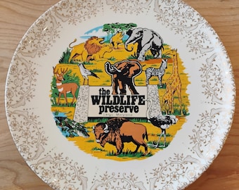 The Wildlife Preserve Souvenir Plate W1.110