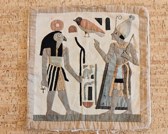 1920s Hand Sewn Egyptian Pillowcase HH26-1