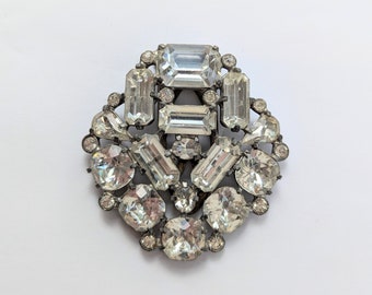 Vintage Rhinestone Eisenberg Clip 24725F