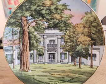 Home of Andrew Jackson Souvenir Plate W1.48