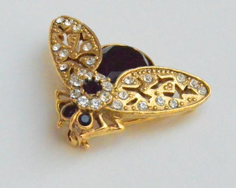 Crystal Bee Pin