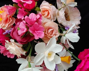 Florals with Friends- flower making workshop for 4 friends with Ronda Bowden at York & Main, Gloucester, VA