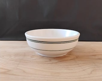 Homer Laughlin Best China Small Green Striped Vintage Bowl TWSSB.2