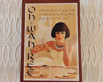 Vintage Oh-Wah-Ree Board Game