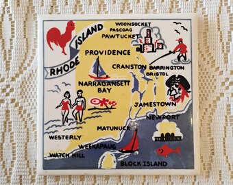 Rhode Island Vintage Souvenir Trivet