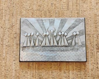 The Last Supper Metal Handcrafted Repousse Wall Hanging