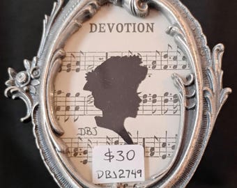 Devotion Silhouette by David Jenkins DBJ2749 framed original art