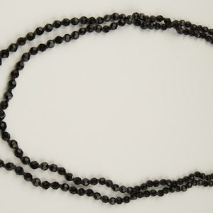 SALE WAS 250 Beautiful Gatsby Style Long Jet Bead Necklace SALE was 300 image 3