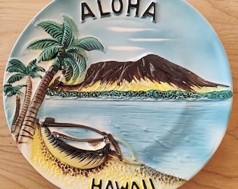 Aloha Hawaii Souvenir Plate W1.99