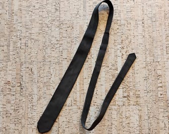 Vintage Made in Italy Leather Necktie TWSVT-39