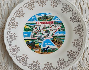 Tennessee Vintage Souvenir Plate W1.151