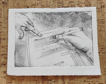 1040 Income Taxes Unsigned Original Etching
