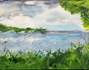 Serenity -mixed media by Theresa Wells Stifel