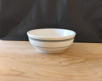 Homer Laughlin Best China Small Green Striped Vintage Bowl TWSSB-5