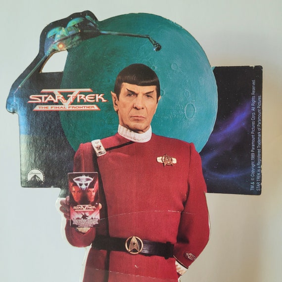 1989 Star Trek V the Final Frontier Movie Theater Spock
