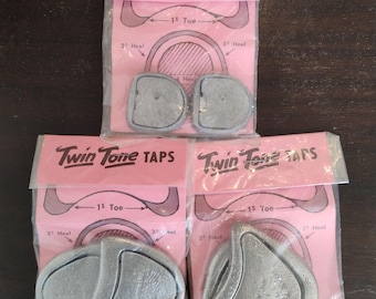 Vintage Dead Stock Twin Tone Taps Three Packs Various Sizes