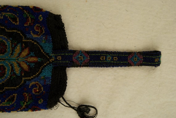 Beautiful Beaded Pouch Made In Germany rsb - image 3