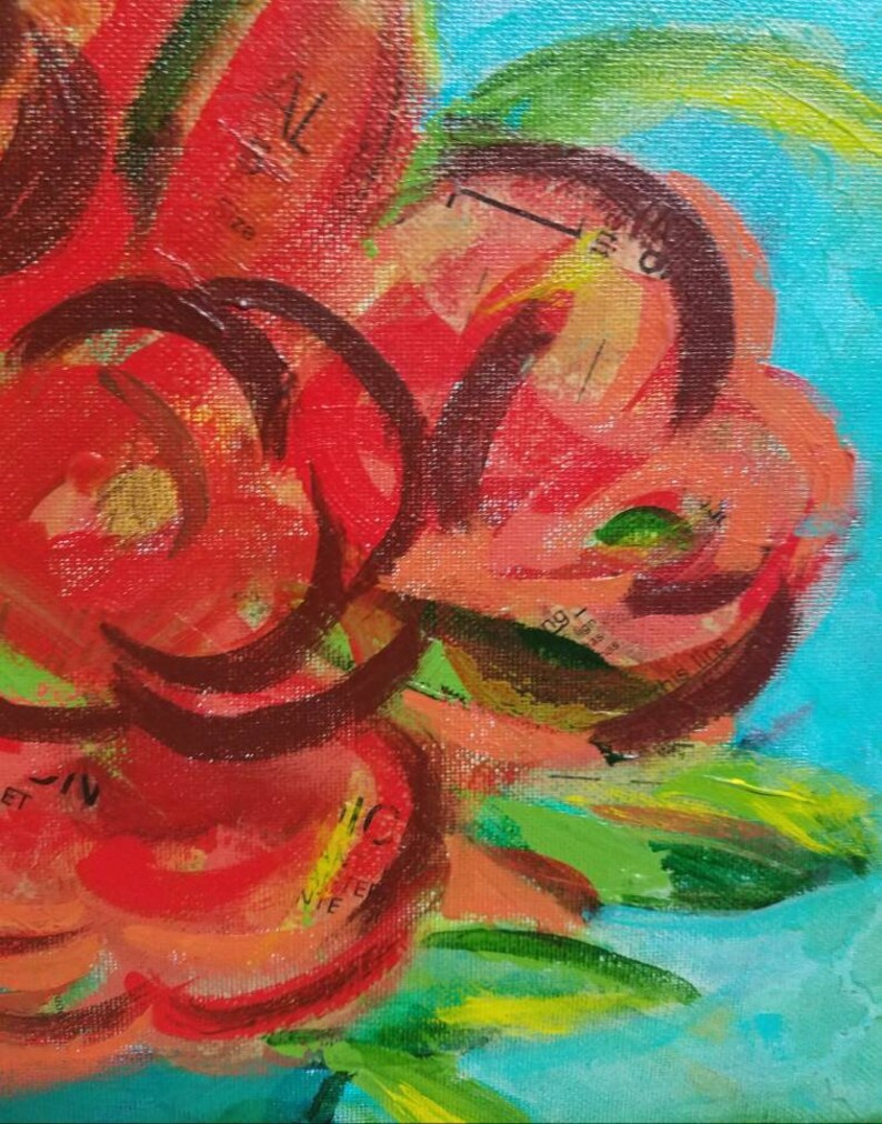 Red rose still life image 3