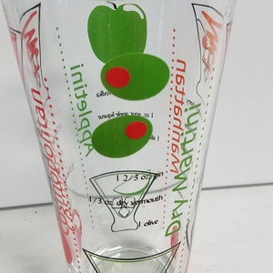 Made in italy C.1966 Glass Cocktail ShakerDrink Mixer Per Alimenti