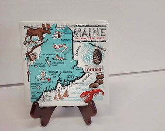 Souvenir Maine Trivet Tile