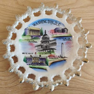 Washington DC Souvenir Plate W1.61