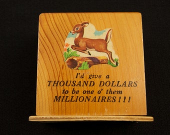 Vintage Souvenir Bank from Barrington MA