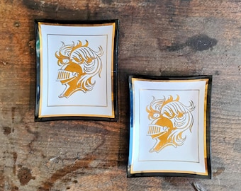 Houze Art Set of 2 Knights Trinket Dish B1.7