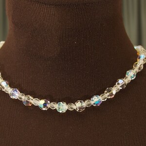 Beautiful Vintage Cut Crystal Choker image 1