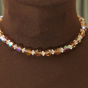 Beautiful Vintage Laguna Crystal Choker image 1