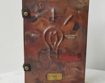 Hand Wrought Copper Cover  Idea Journal