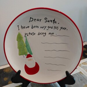 Entzückender Nikolaus Weihnachtsteller, Urlaub
