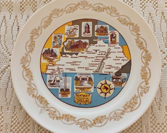 Kentucky Vintage Souvenir Plate W1.141