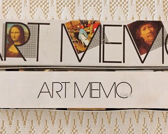 Vintage Art Memo Game by Piatnik Made in Austria
