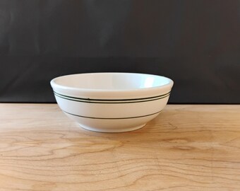 Homer Laughlin Best China Small Green Striped Vintage Bowl TWSSB.1