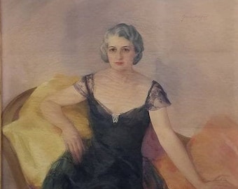 Gardner Soper Midcentury Oil Portrait