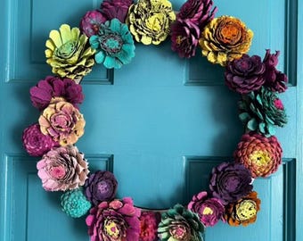 Pinecone Wreath Workshop for 4 Friends with Ronda Bowden at York & Main
