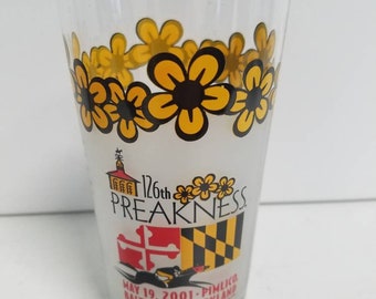 Official 126th Preakness Stake Glass (2001) bin25A