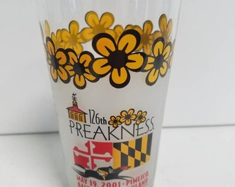 Official 126th Preakness Stake Glass (2001)