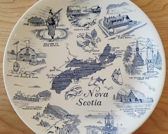 Nova Scotia Souvenir Plate W1.98
