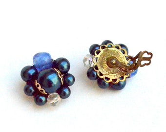 Beaded clip on Earrings