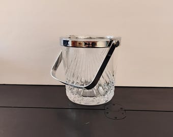 Vintage Cut Glass Ice Bucket TWSBW-43