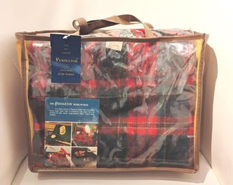 Pendleton Robe-In-Bag Vintage Stadium Blanket New Old Stock Deadstock