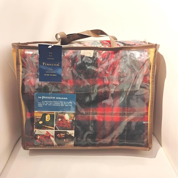 Pendleton Robe-in-bag Vintage Stadium Blanket New Old Stock