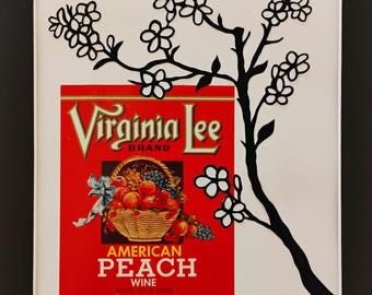 Virginia Lee Peaches Silhouette by David Jenkins DBJ2894 original art