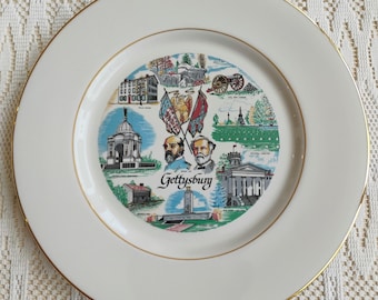 Gettysburg Souvenir Plate W1.150