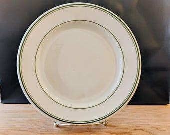 Vintage Green Striped McNicol China Plate TWSPL-5